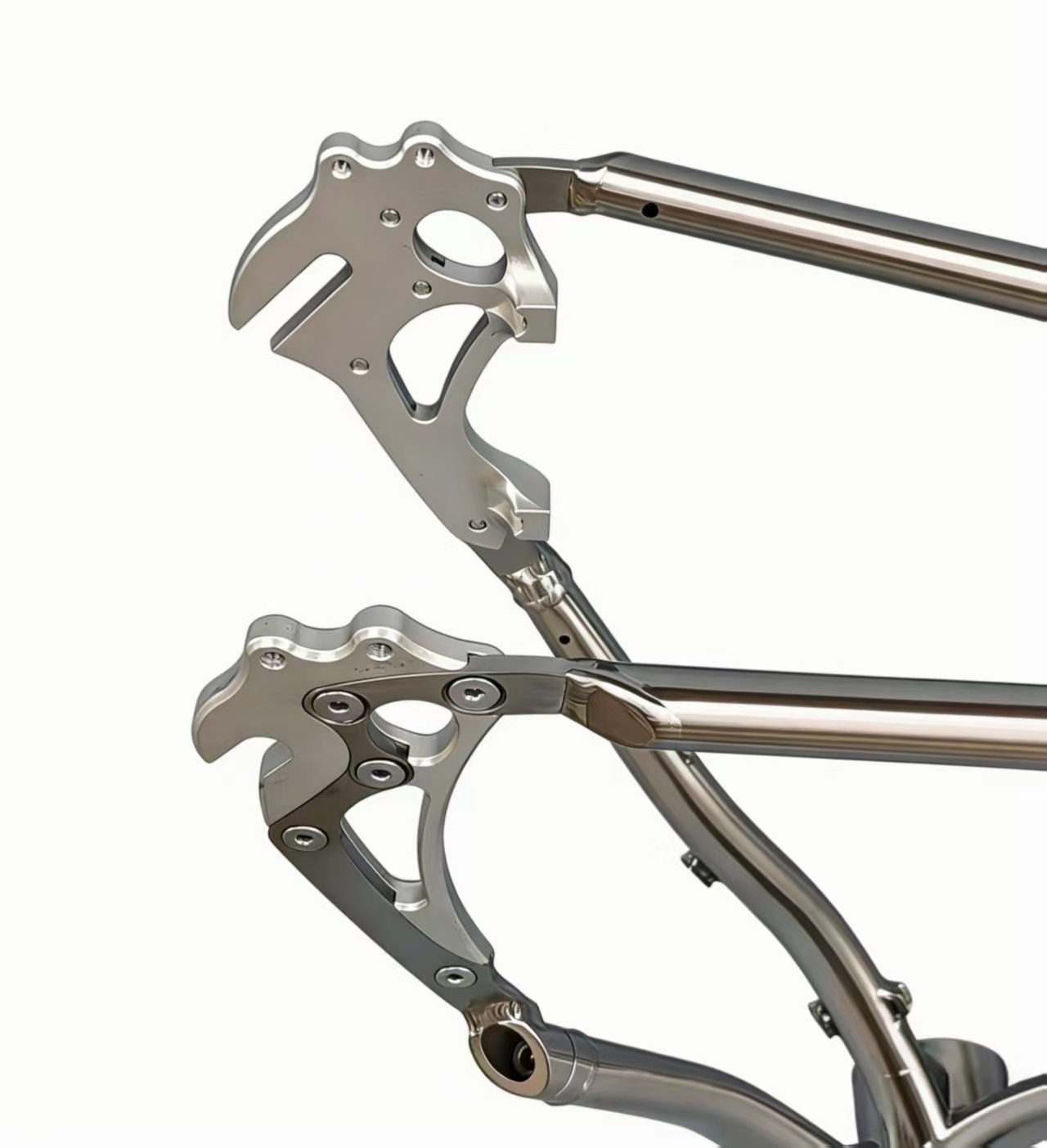 High-Performance Titanium Mountain Bike Frame - Image 4