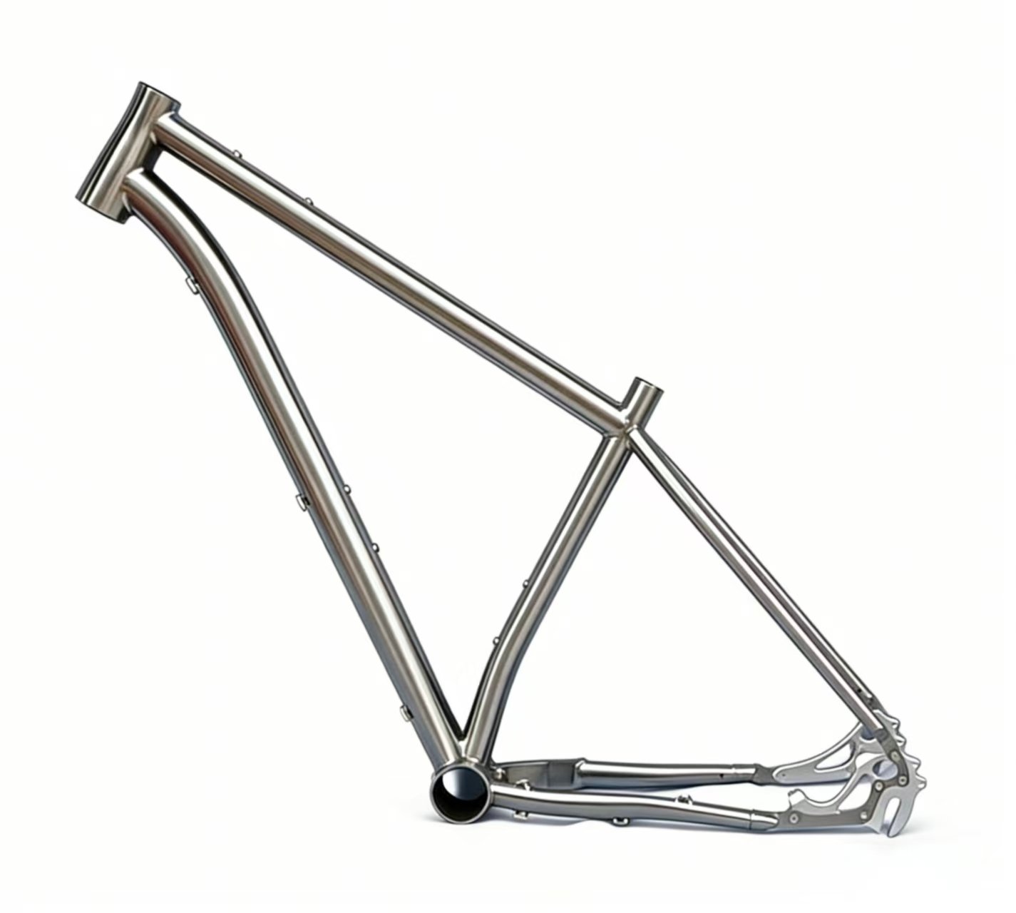 High-Performance Titanium Mountain Bike Frame