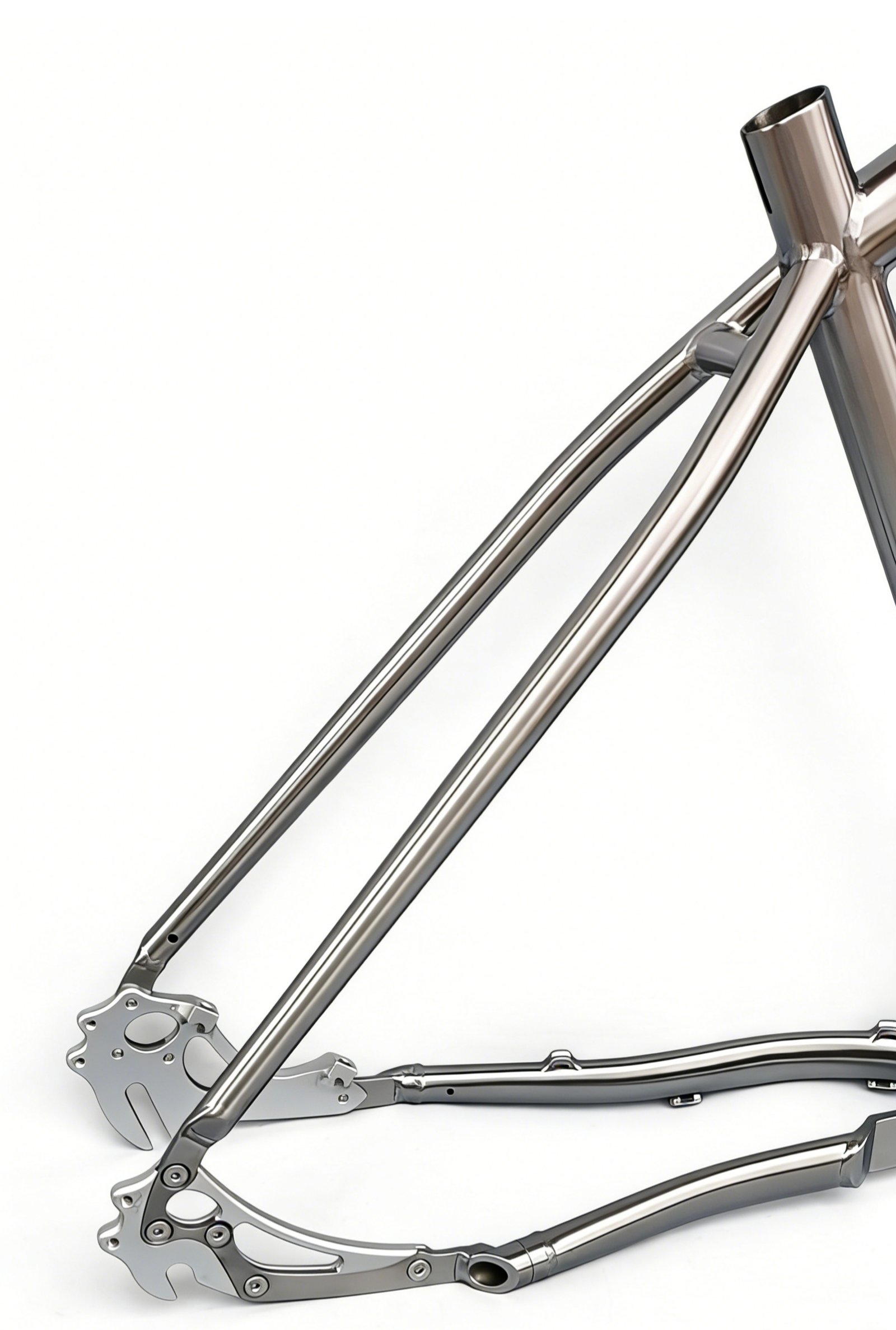 High-Performance Titanium Mountain Bike Frame - Image 3