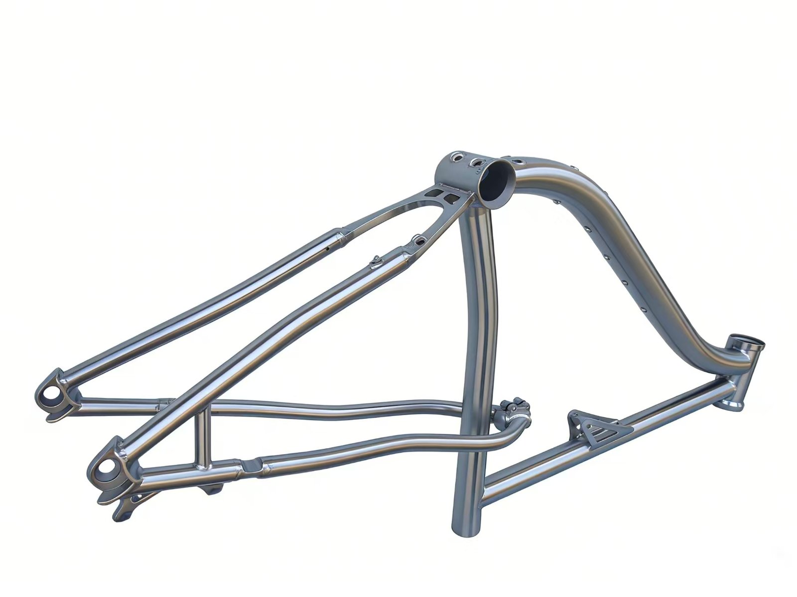 Titanium Full Suspension MTB Frame – Lightweight, Durable and Customizable - Image 4